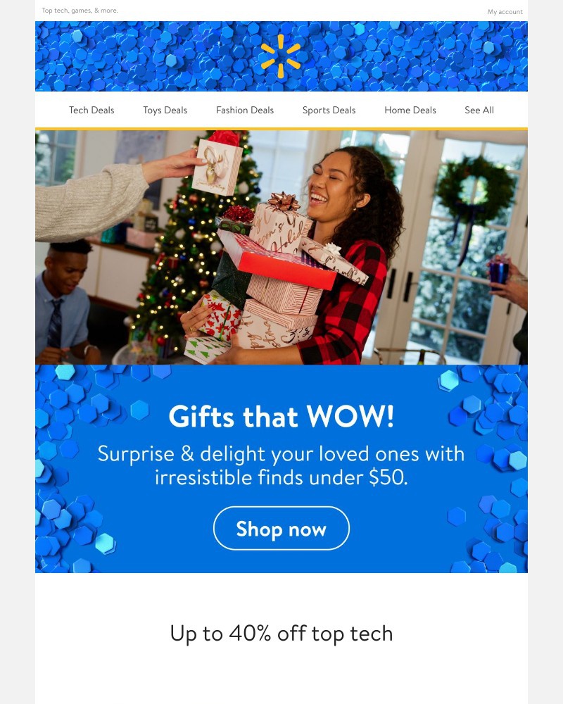Walmart - Re: wow-factor gifts for everyone on your list 🎁