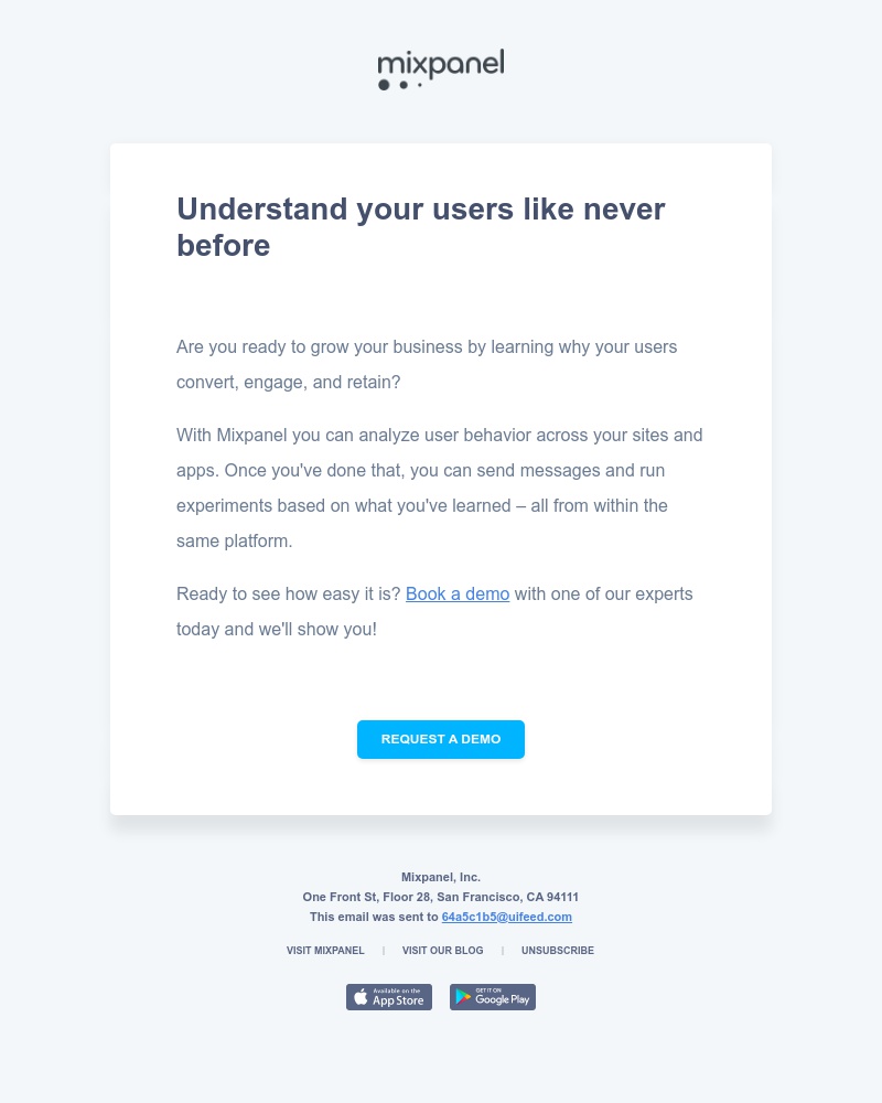 Mixpanel - Ready to understand your users like never before?