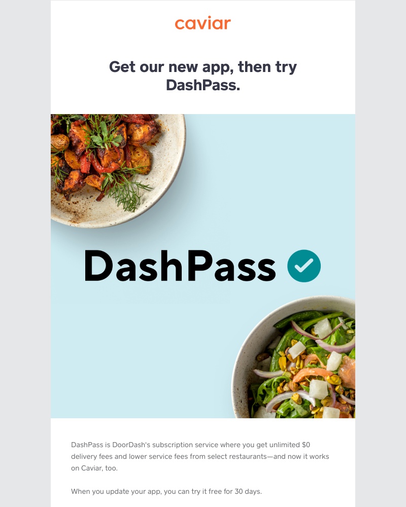 - Reminder: good things on our new app