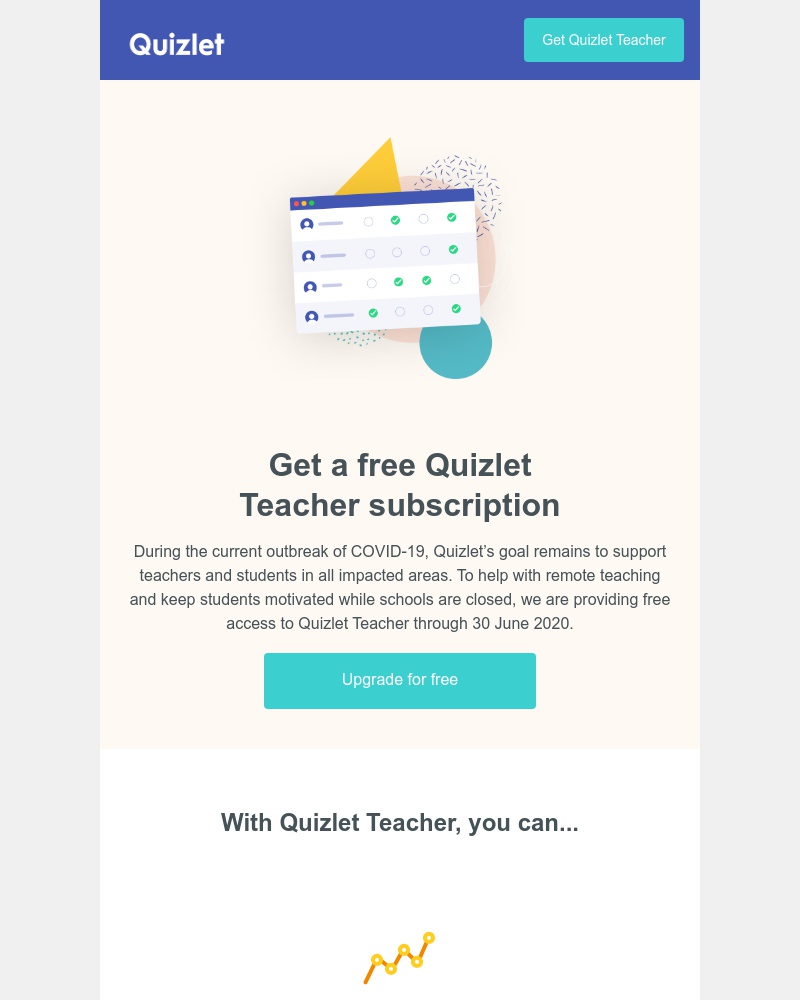 Quizlet - Remote teaching? You’ve got this. 💪