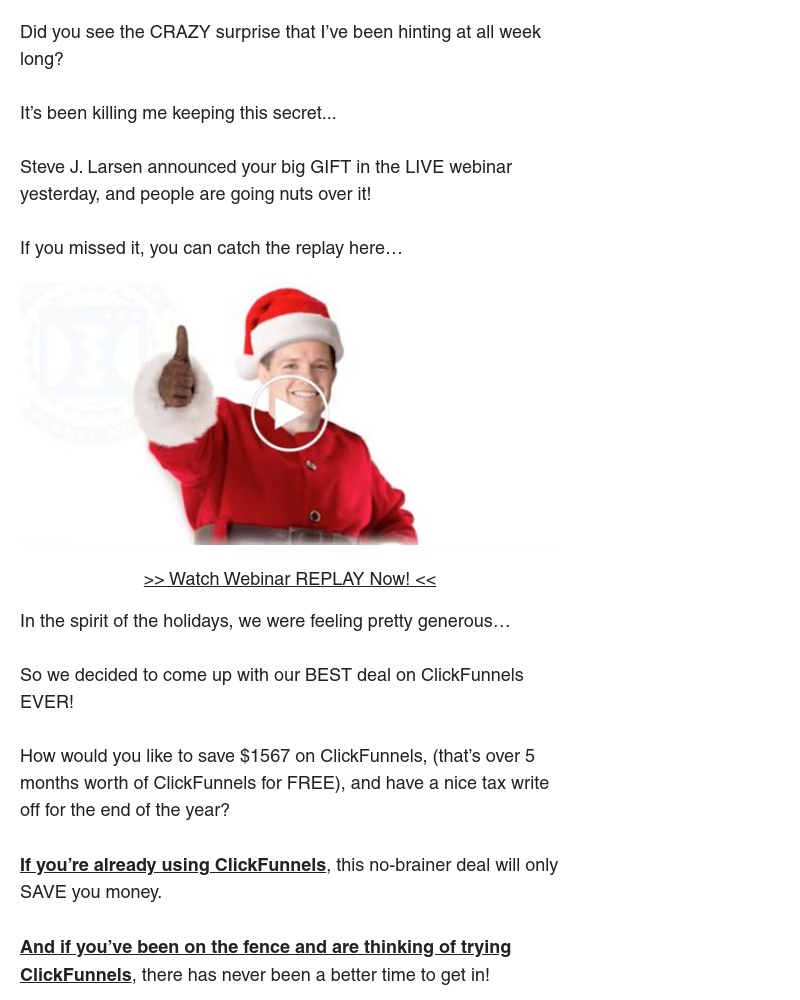 ClickFunnels - {REPLAY INSIDE} want your next 5 months of ClickFunnels for FREE?