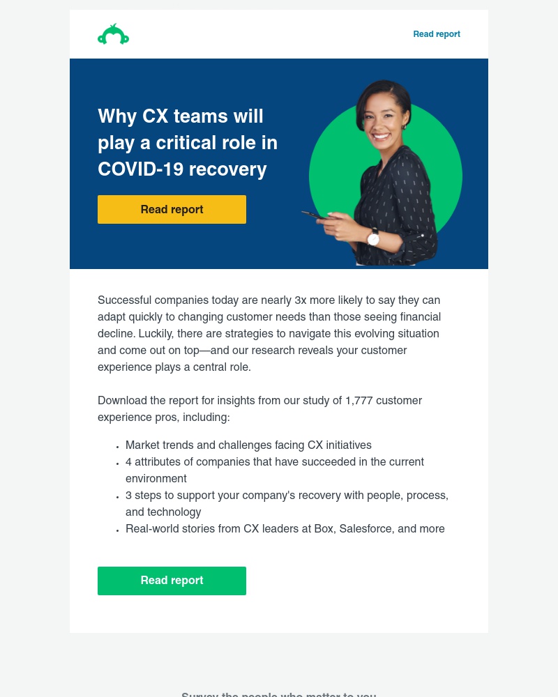 SurveyMonkey - Research report: What will CX look like in 2021?