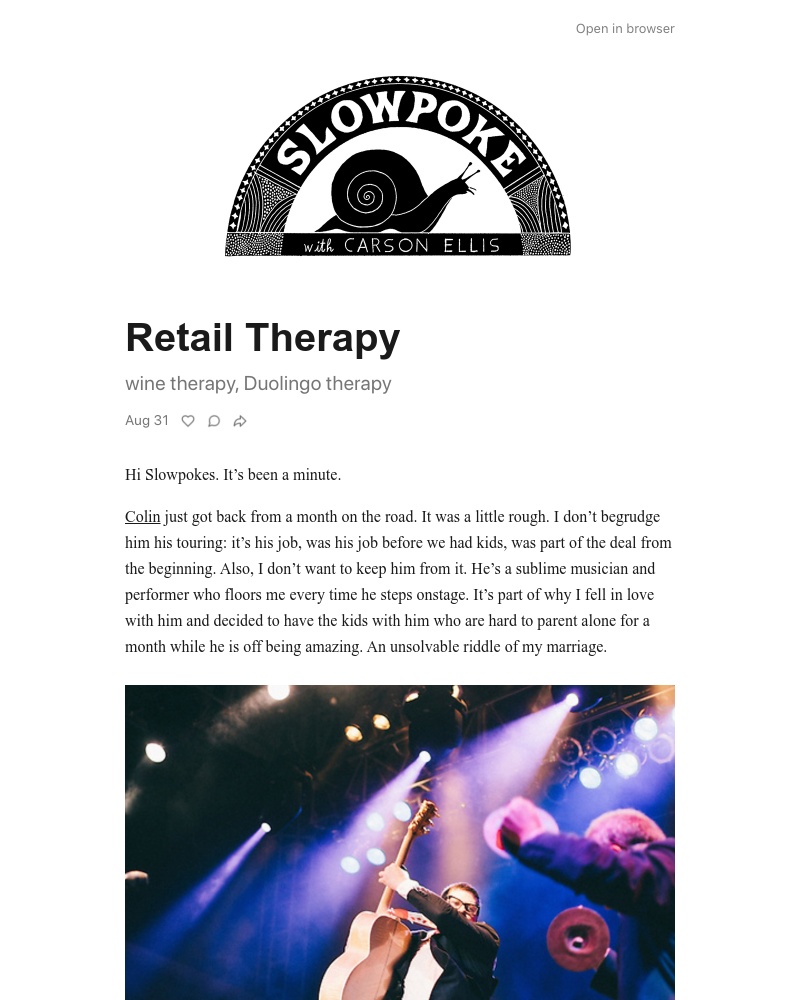 Substack - Retail Therapy