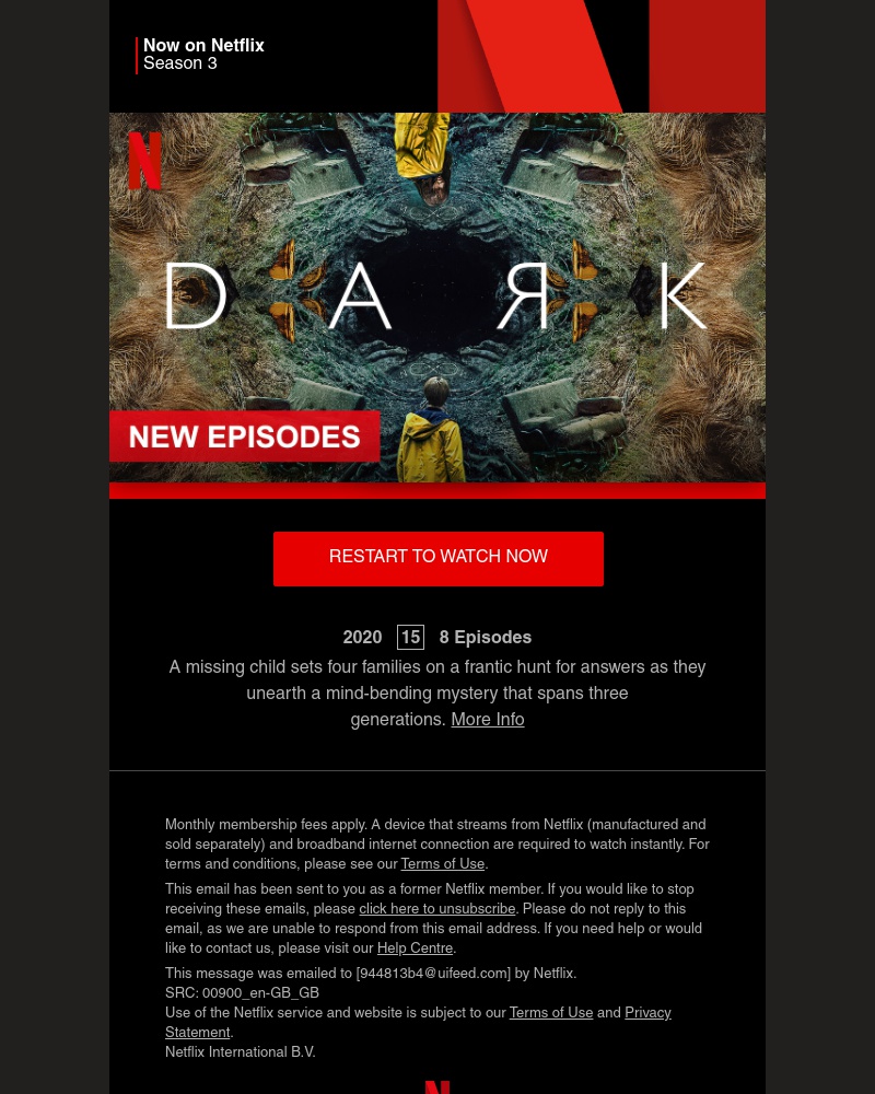 Netflix - Sarah, Dark Season 3 is now on Netflix