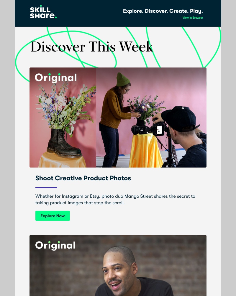 Skillshare - Sarah, explore DIY product photography, botanical illustration, and more!