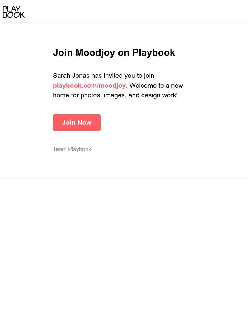 Accepting an invite on Playbook video screenshot