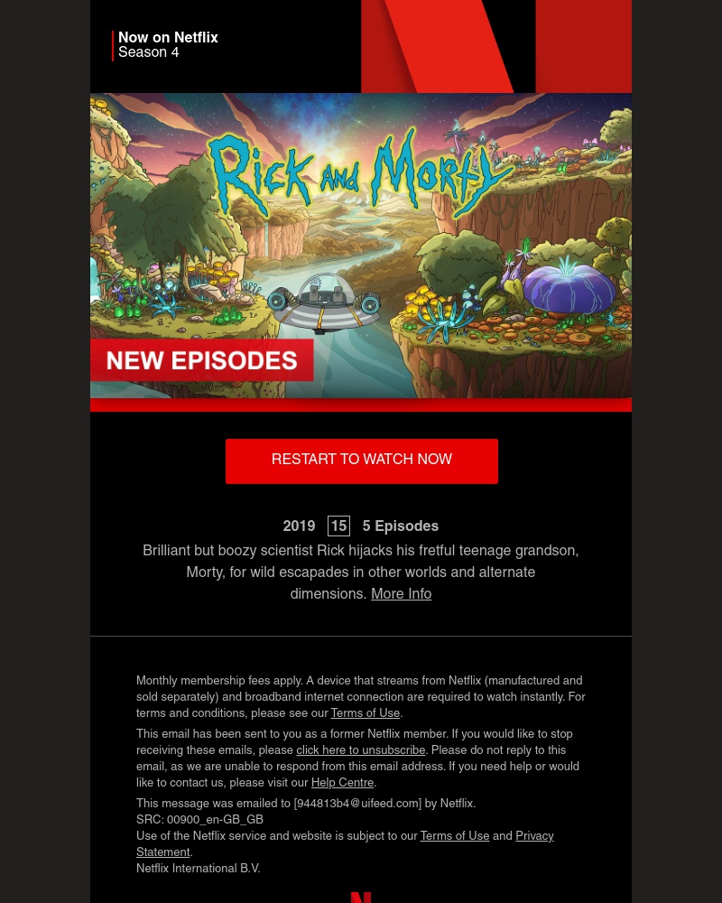 Netflix - Sarah, Rick and Morty Season 4 is now on Netflix