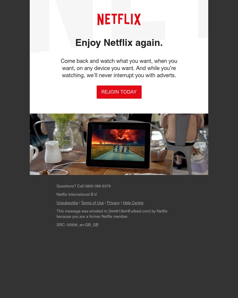 Onboarding on Netflix video screenshot