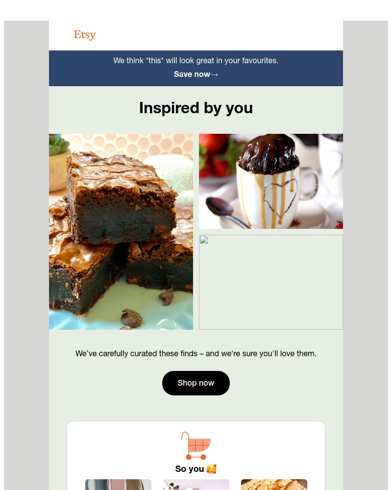 Etsy - Sarah: What's new in your Etsyverse