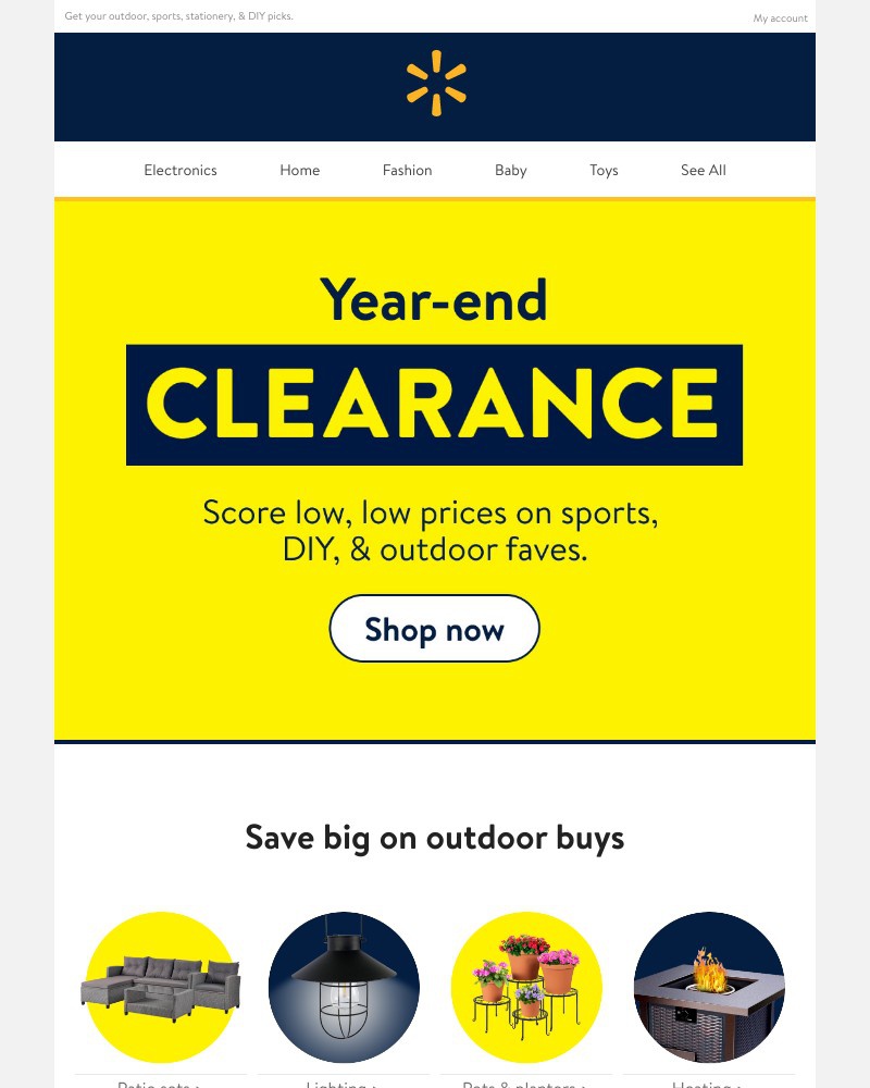 Walmart - ⚠️Save BIG at the end-of-year CLEARANCE⚠️