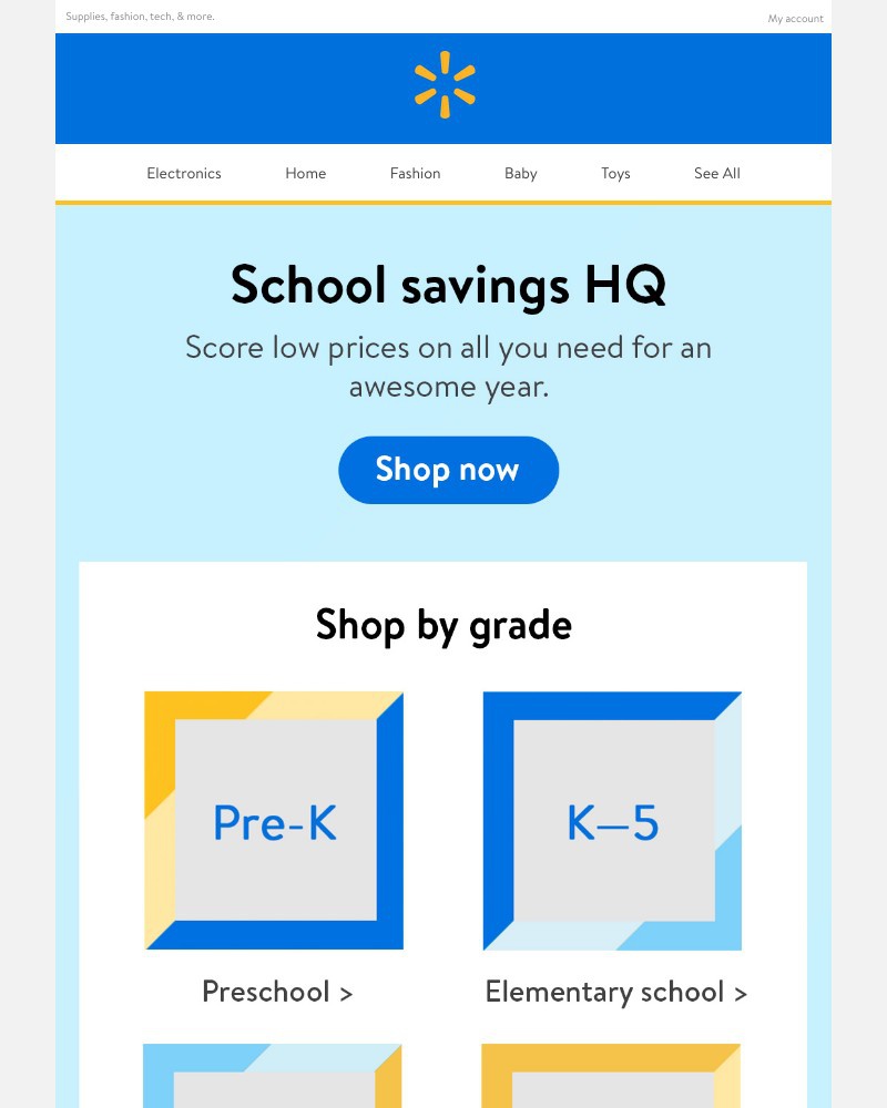 Walmart - Save big on school must-haves 🎒📚✏️