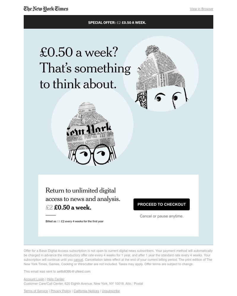 The New York Times - Save now: £0.50 a week. Understand more in 2022.