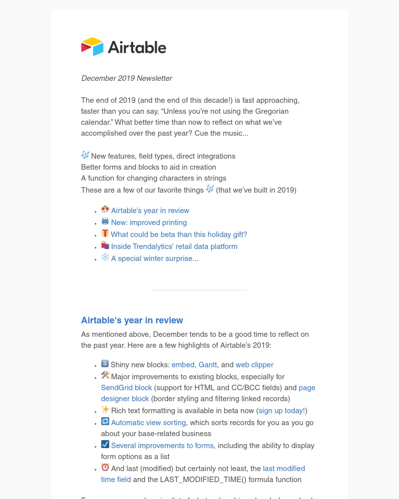 Airtable - Say goodbye to the 2010s and hello to product updates