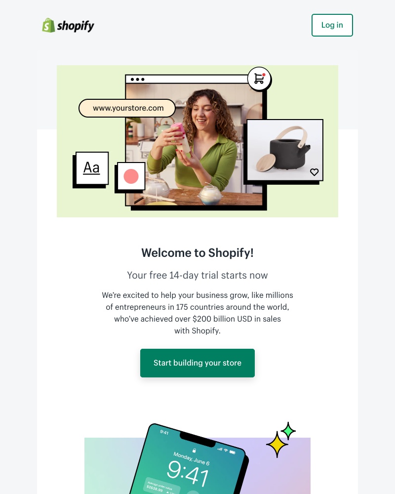 General browsing on Shopify video screenshot