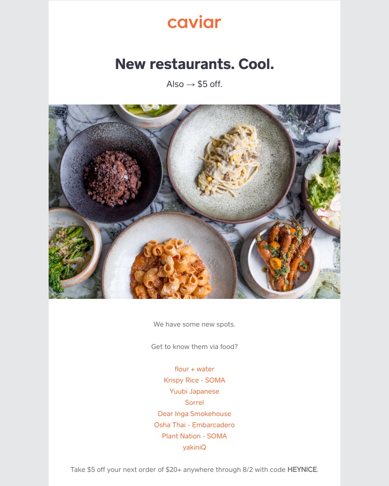  - Say hi to these new restaurants