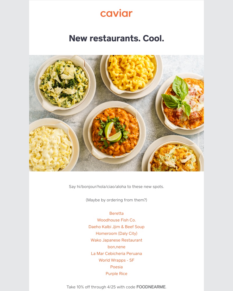  - Say hi to these new restaurants