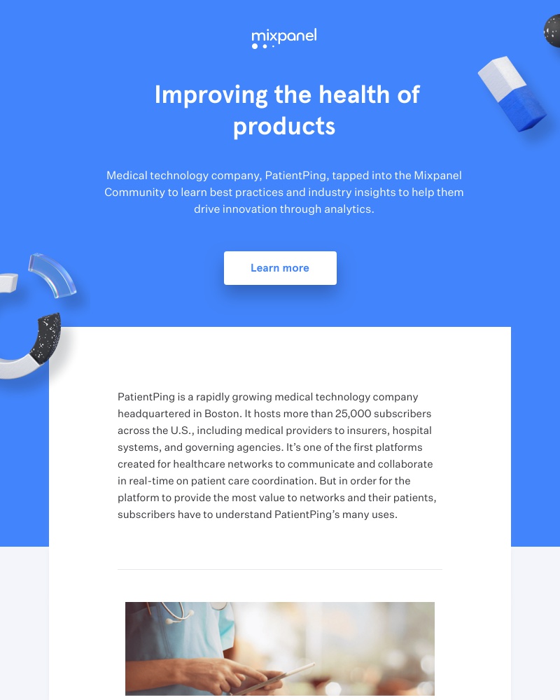 Mixpanel - See how this medical tech company improved retention by 10%