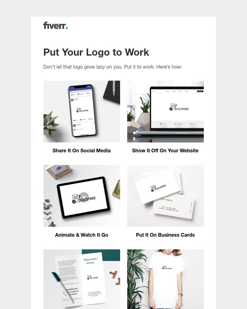 Fiverr - See what your Logo can do.