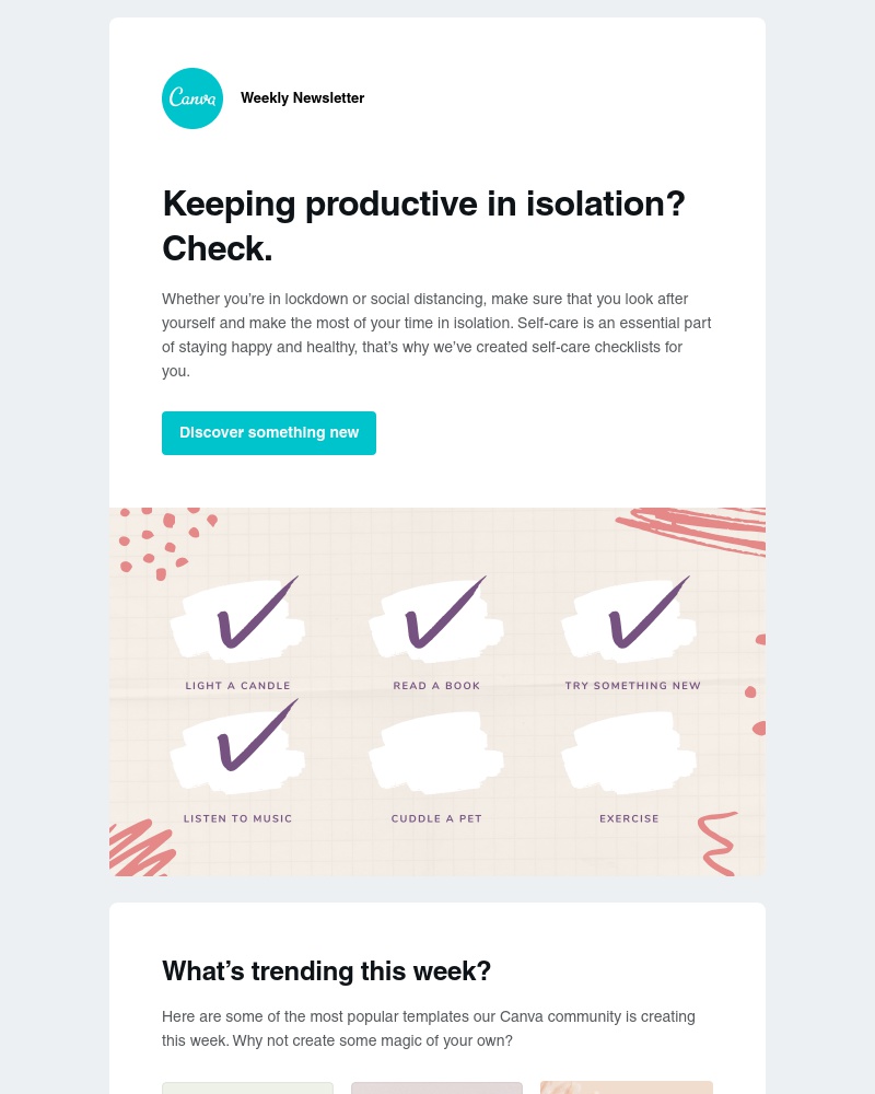 Canva - Self-quarantine is a good excuse to self-discover
