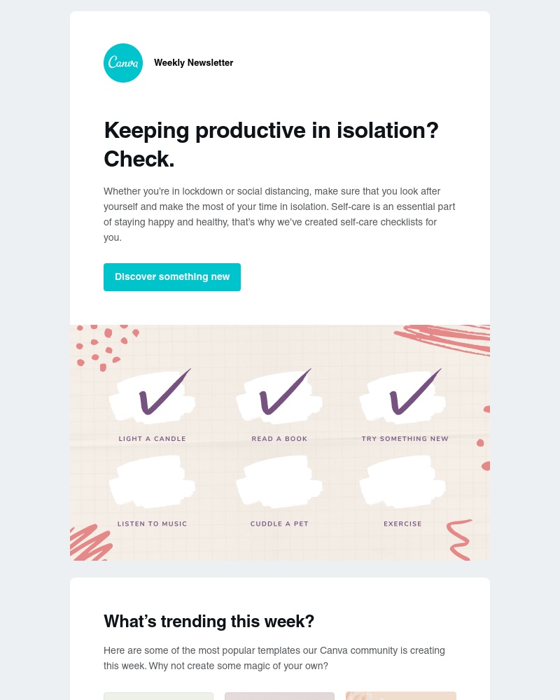 Canva - Self-quarantine is a good excuse to self-discover