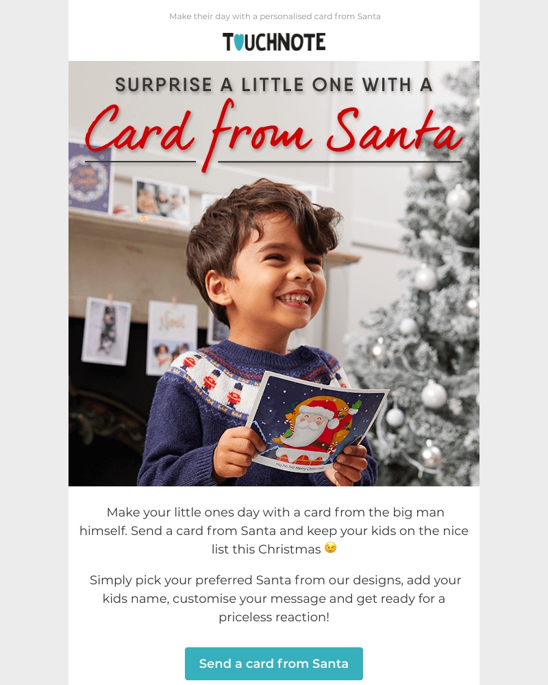 TouchNote - Send a card from Santa 🎅