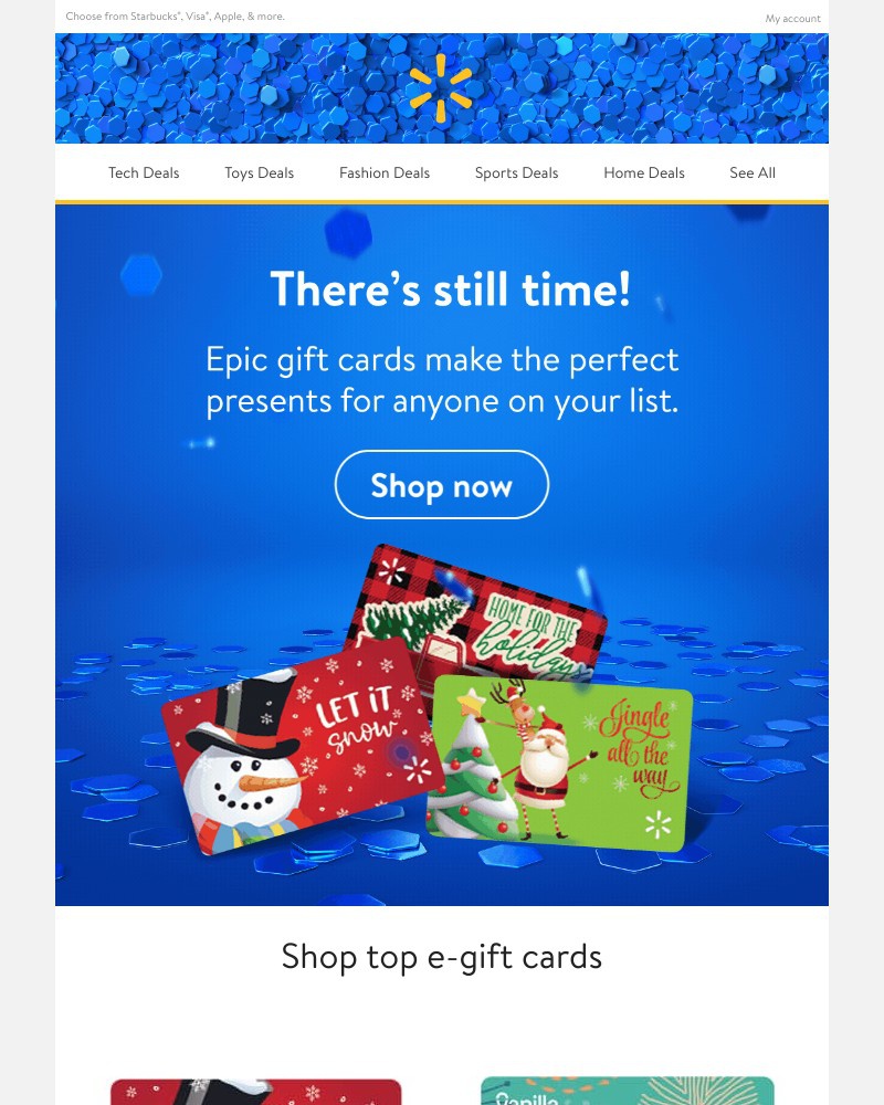 Walmart - 🎁 Send a quick & easy e-gift card now!