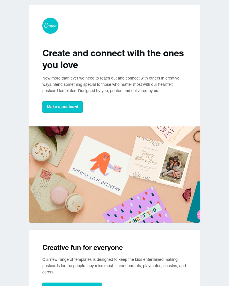 Accepting an invite on Canva video screenshot