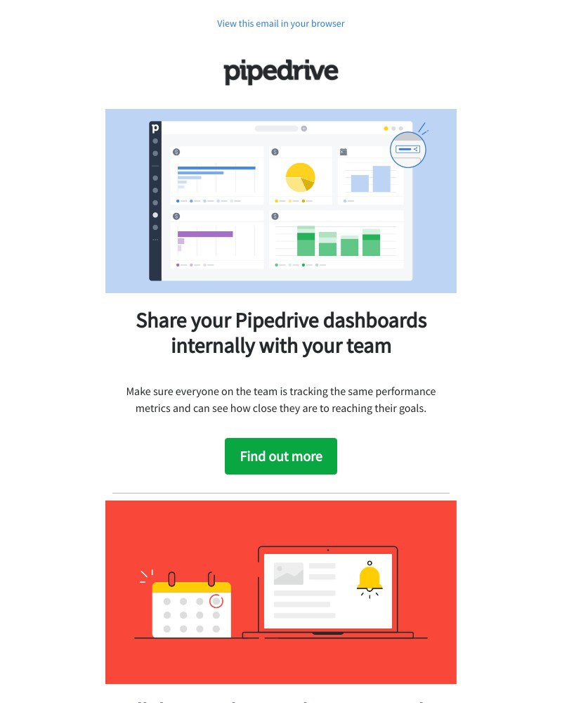 Pipedrive - Share your dashboards internally with your team