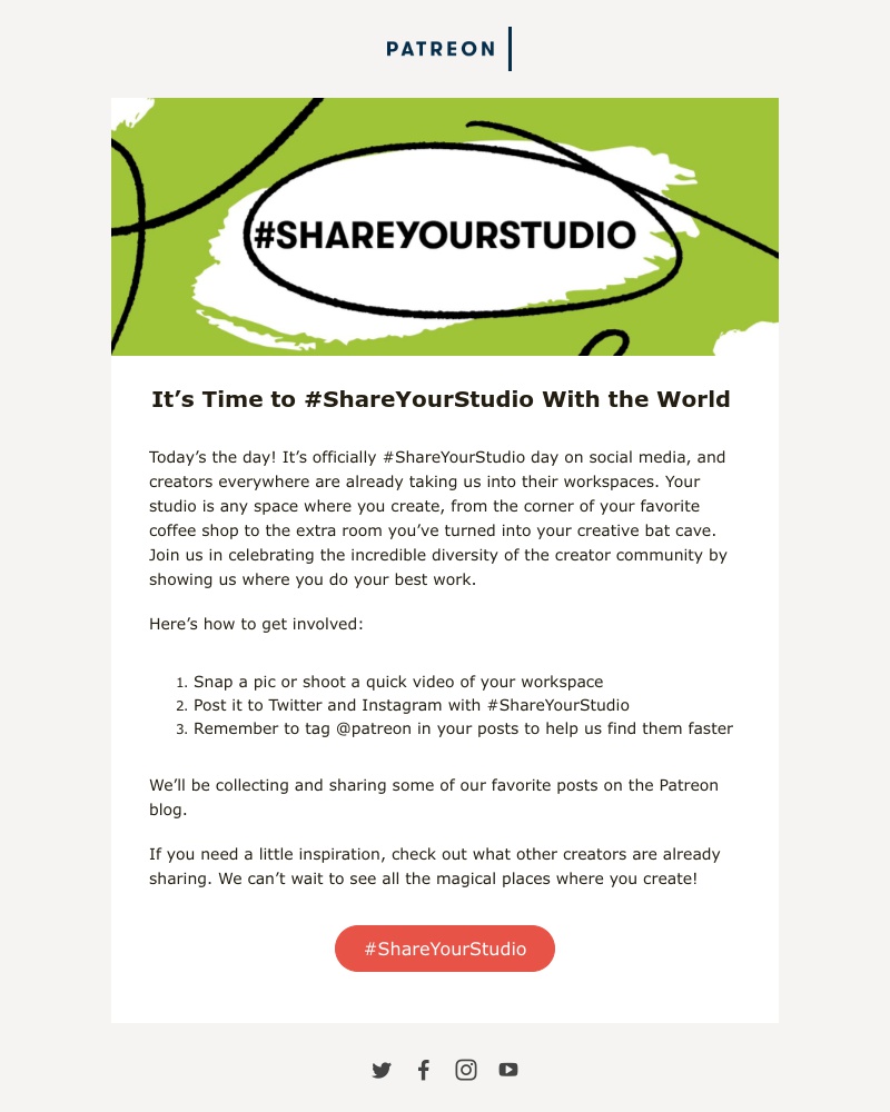 Patreon - 📸 #ShareYourStudio Today!