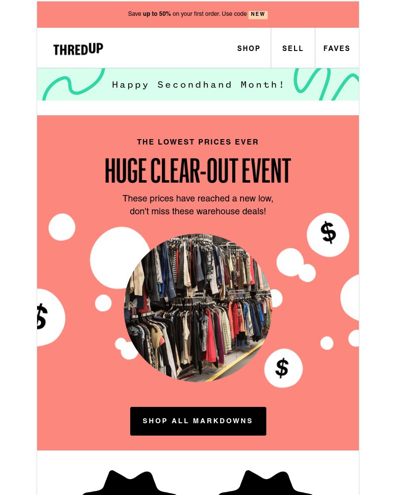 thredUP - Shop markdowns under $12!