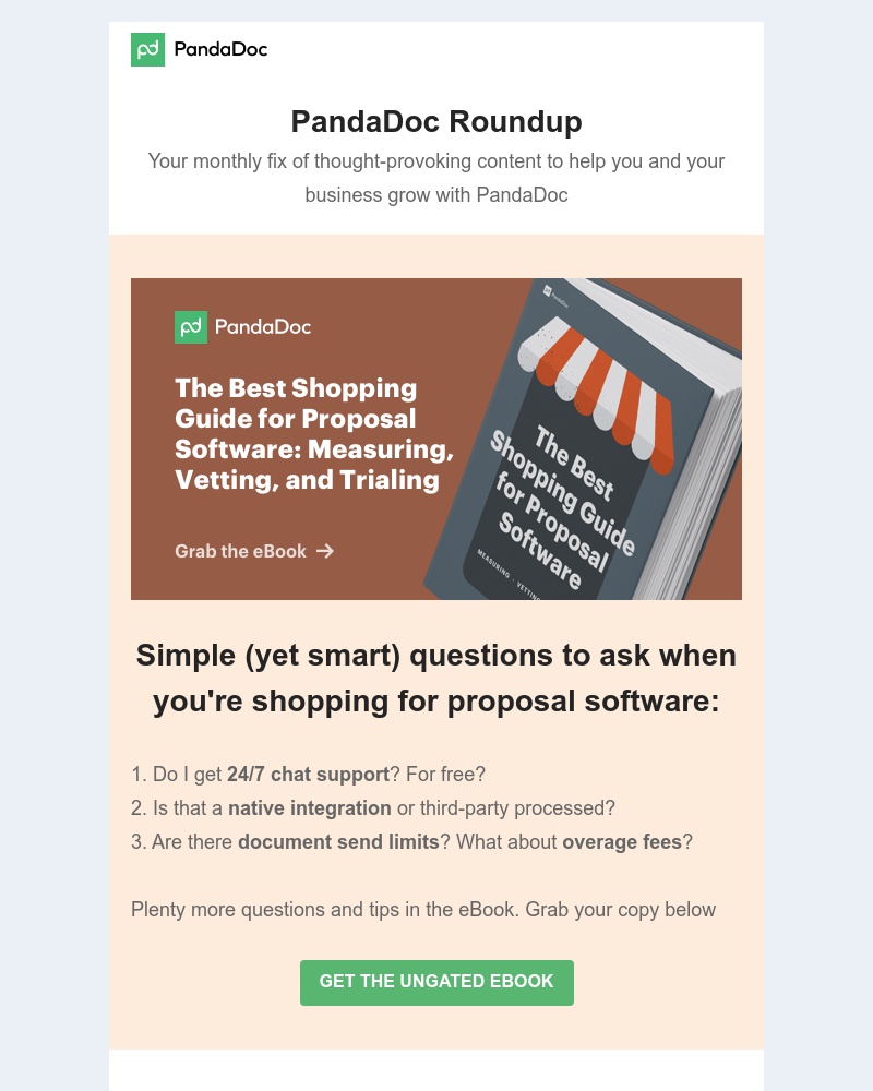 PandaDoc - Shop 'til you drop proposals 🤑