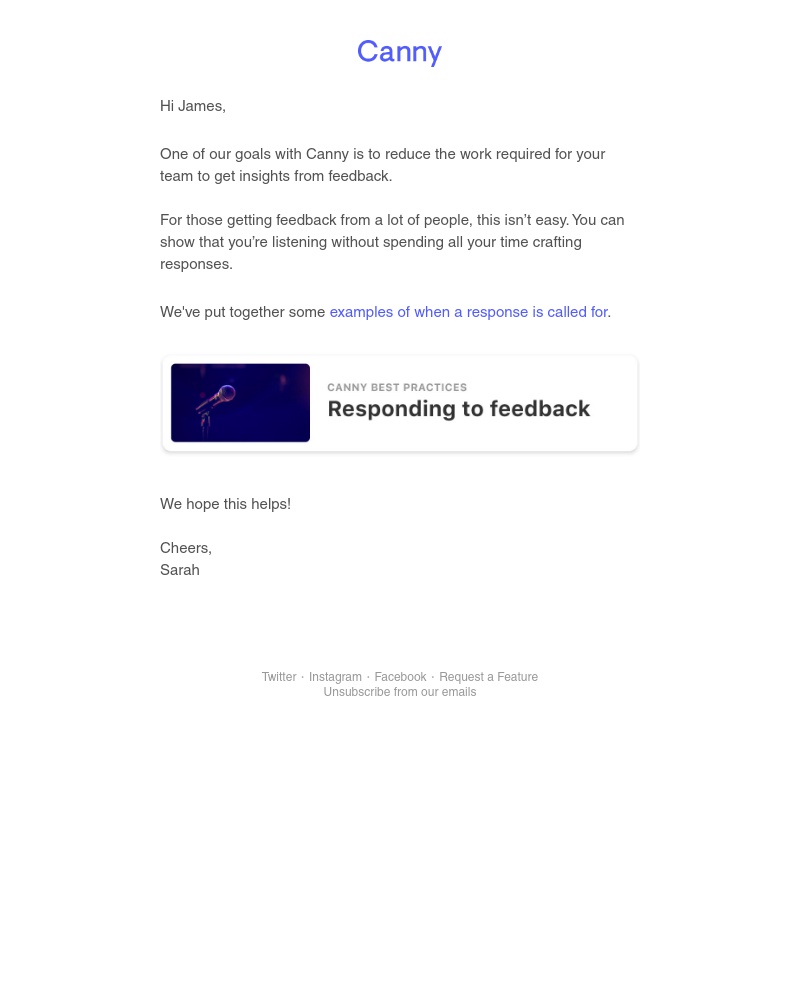 Canny - Should we respond to all feature requests?