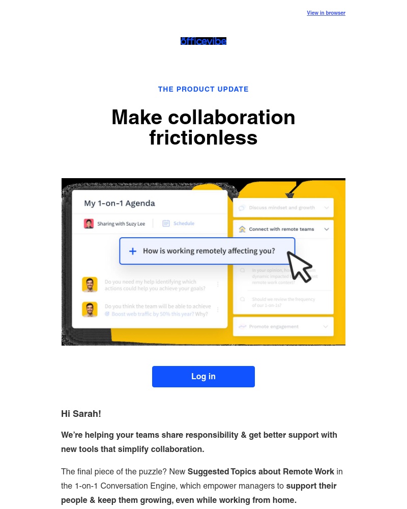  - Simplify collaboration at all levels of your business