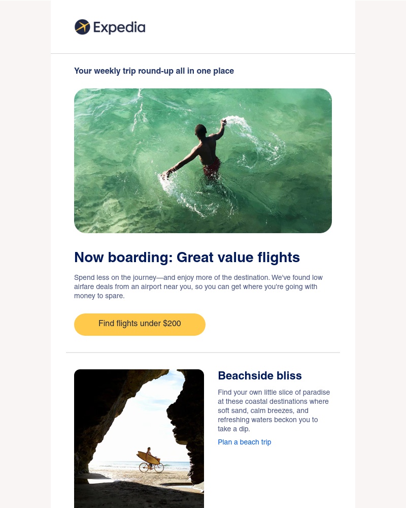 Expedia - Sky-high savings for your trip