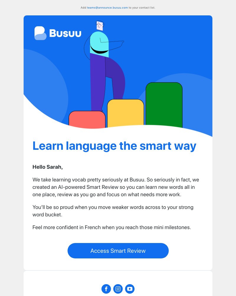 Busuu - Smart Review is your secret weapon 🚀