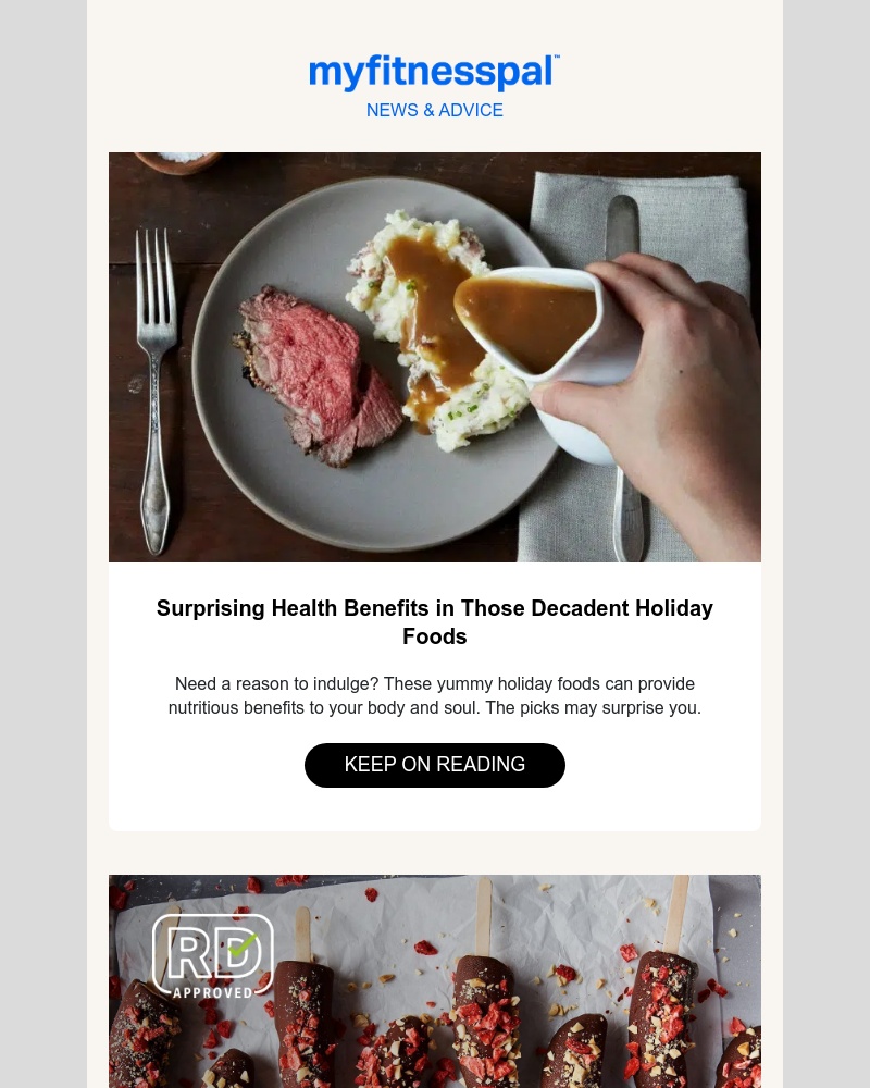 MyFitnessPal - Snacks, decadent holiday foods & desserts...YUM!