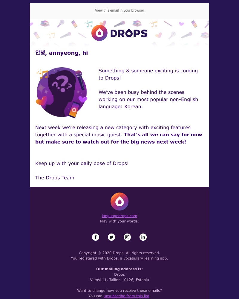 Onboarding on Drops video screenshot