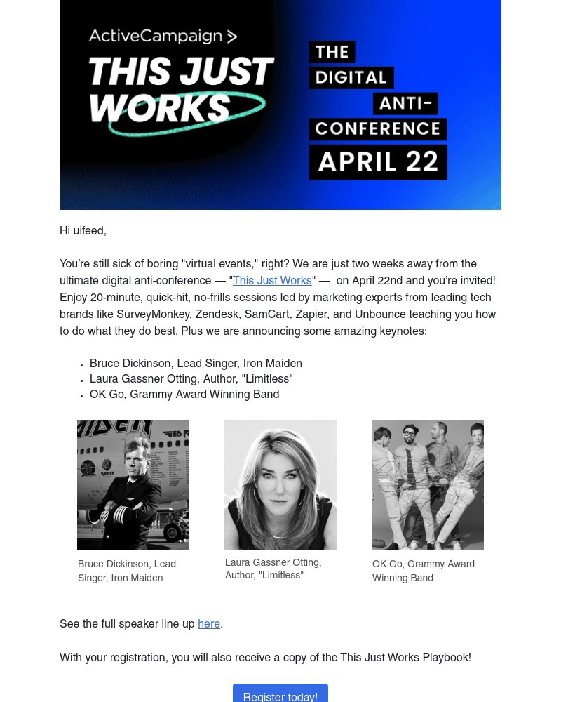  - So a pilot, an author, and a rock band walk into a digital event…