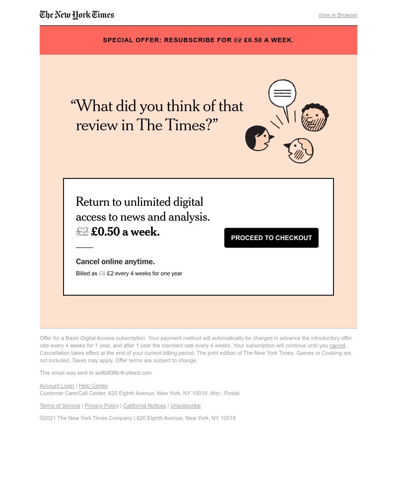 The New York Times - Special offer: £0.50 a week. Save now.