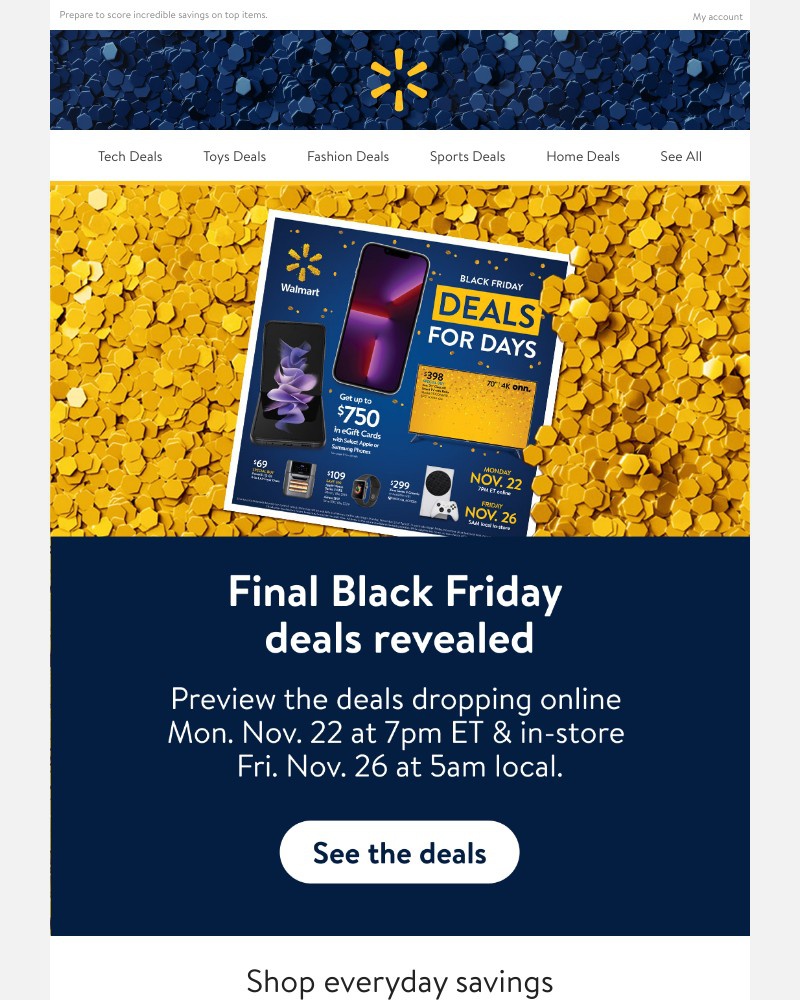 Walmart - Special preview: FINAL Black Friday deals! 👀