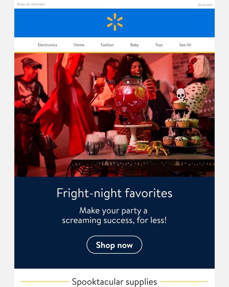 Walmart - Spooktacular party picks, this way ➡️