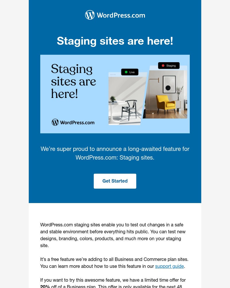 WordPress - Staging sites are here!