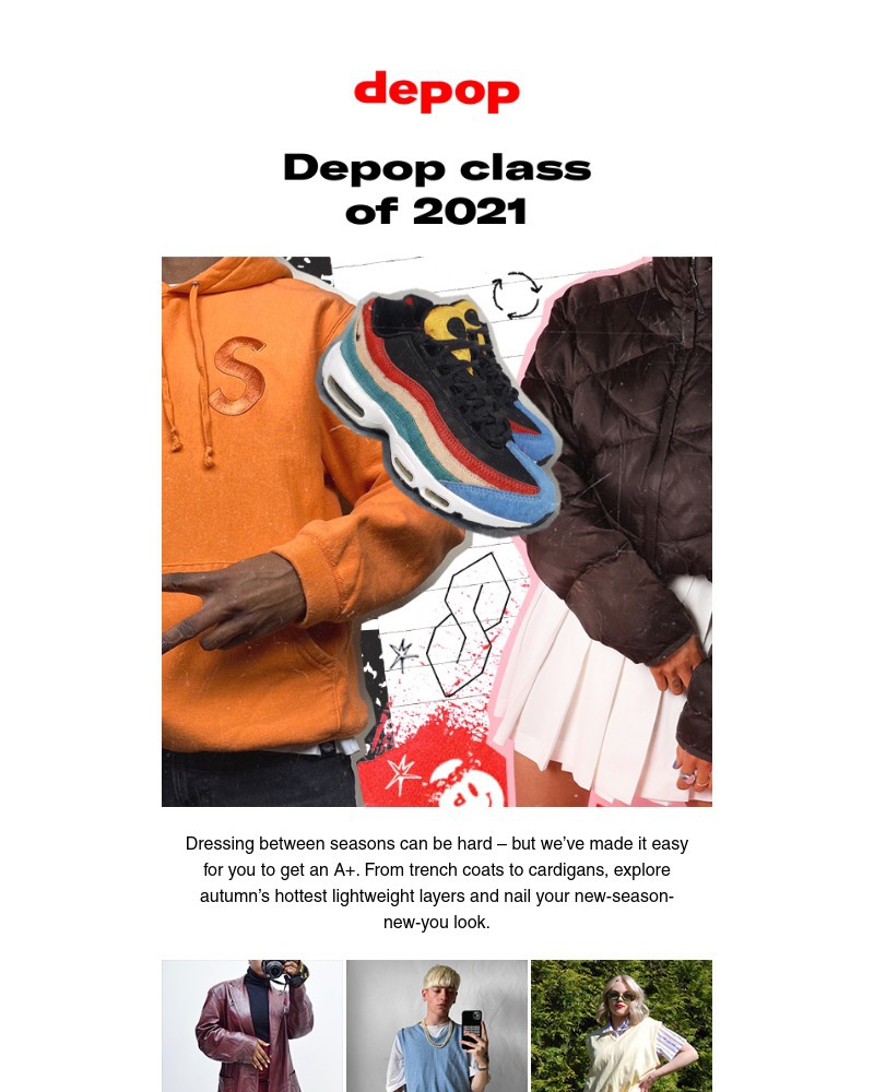 Depop - Stand out in Depop class of 2021 styles