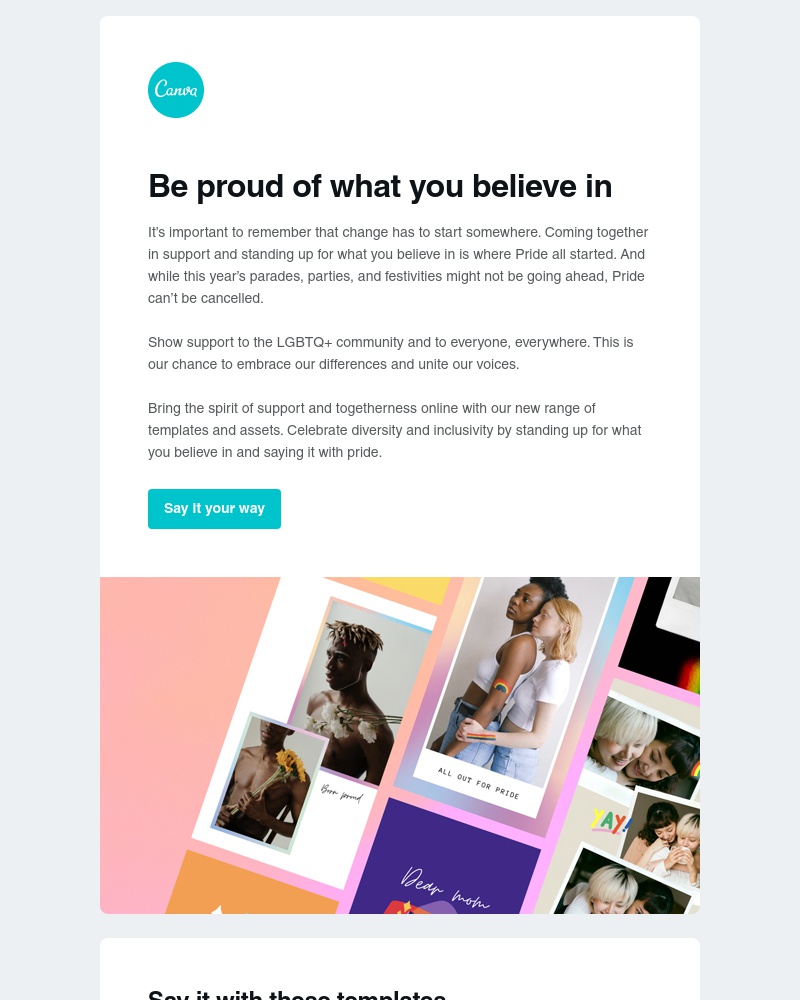 Canva -     Stand up for what you believe in 🌈