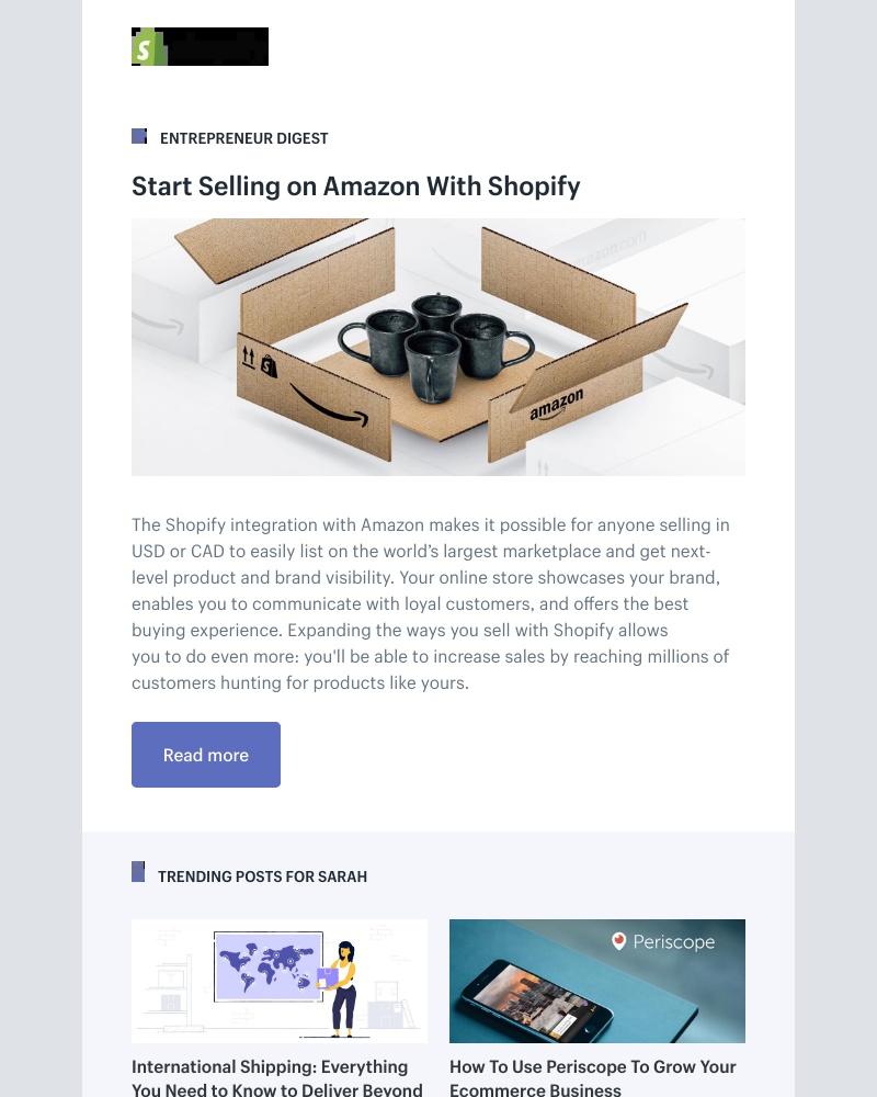 Shopify - Start Selling on Amazon With Shopify