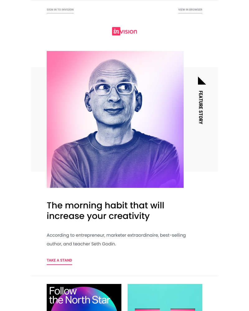 InVision - Start your day with a nice dose of creativity