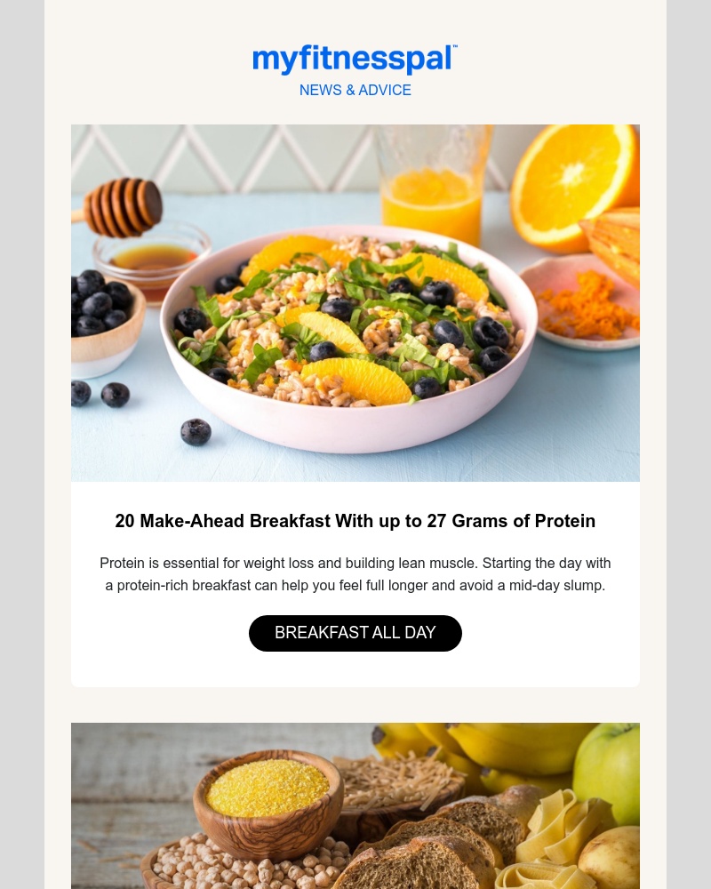 MyFitnessPal - Start your day with these high protein breakfast recipes