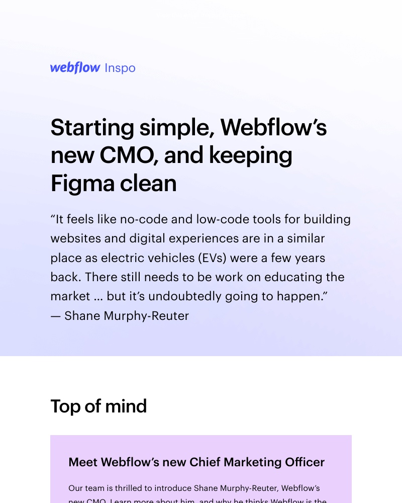 Onboarding on Webflow video screenshot