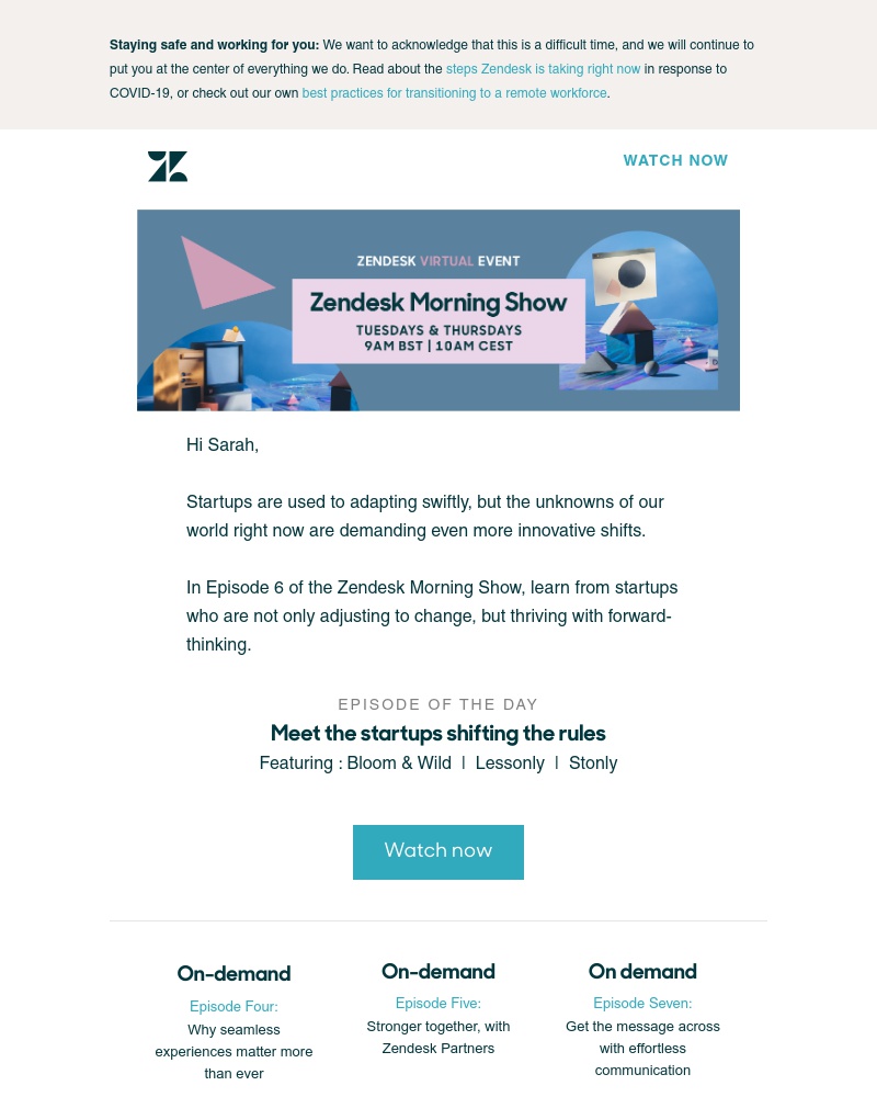 Onboarding on Zendesk video screenshot