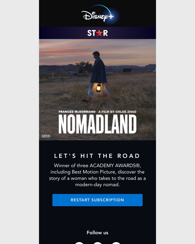 Disney+ - Stream the award-winning Nomadland